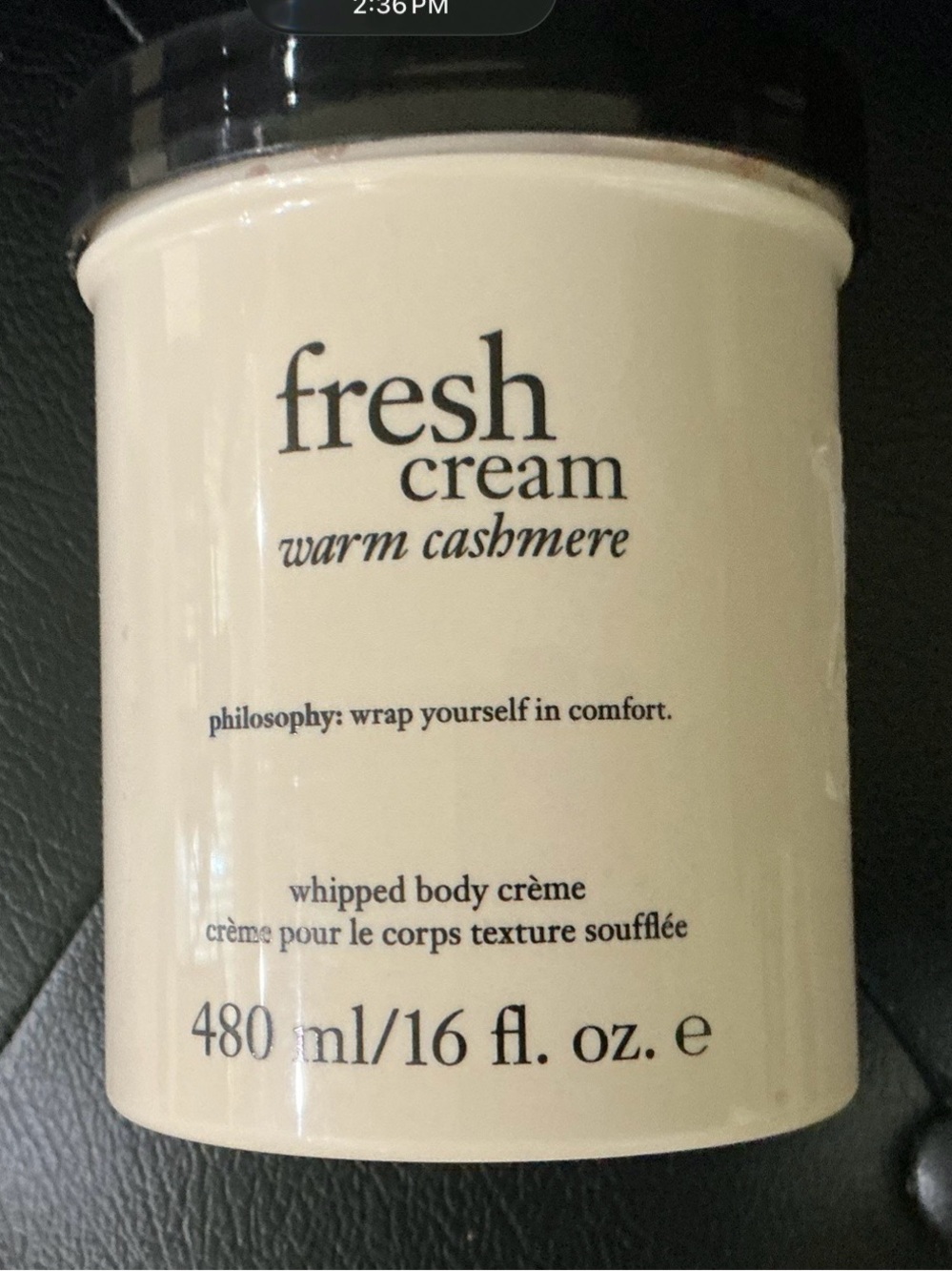 Original Philosophy Fresh Cream Warm Cashmere Whipped Body Crรจme โ discontinued!